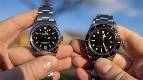 rolex explorer vs tudor black bay 58